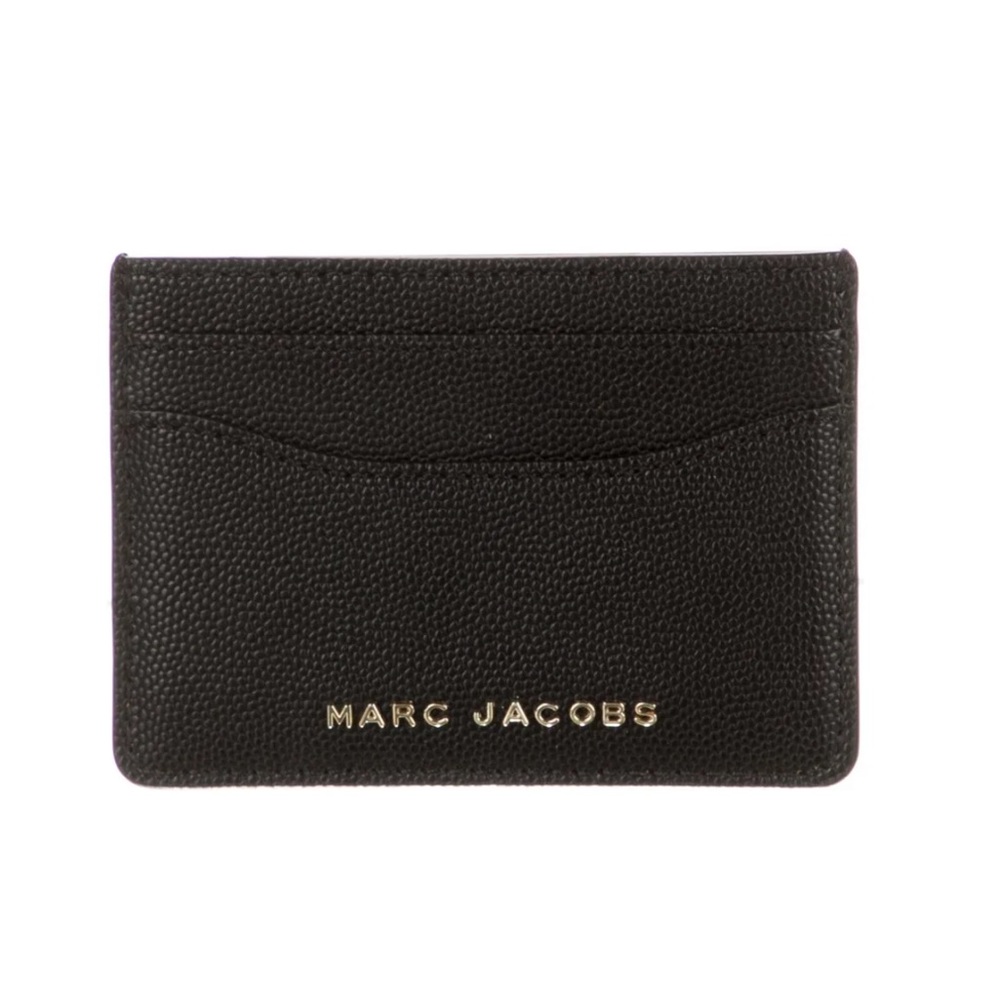Marc Jacob's Black Leather Card Holder